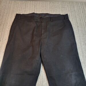 Lauren Ralph Lauren Dress Pants Mens 35x30‎ Black Stretch Flat Front Office